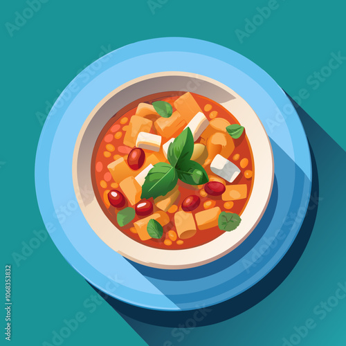 Pasta e Fagioli italian food