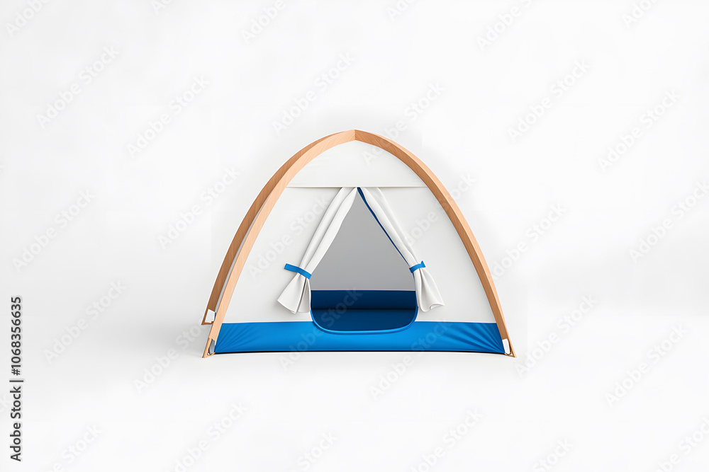 Camping tent isolated on white Camping tent isolated on white