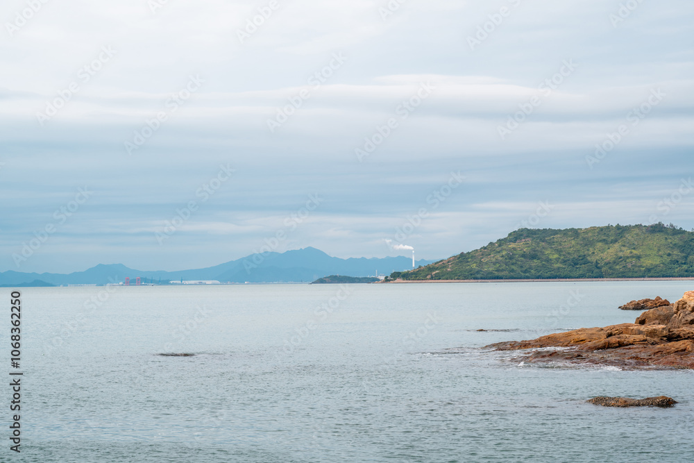 China Huizhou Shili Silver Beach Seaside Scenery China Huizhou Shili Silver Beach Seaside Scenery