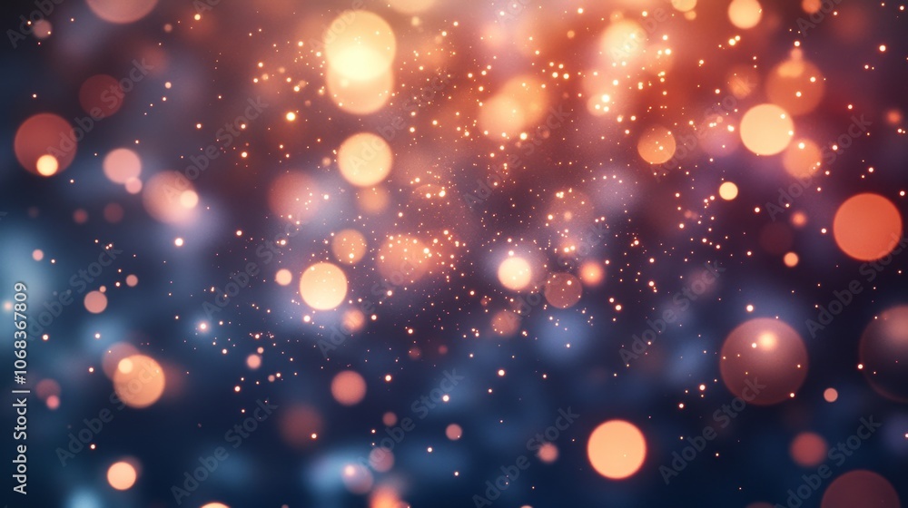 Magical Bokeh Lights with Abstract Glow Effect Magical Bokeh Lights with Abstract Glow Effect