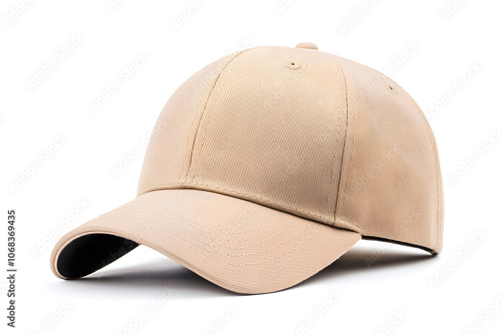 Fototapeta premium Blank Baseball cap mock up, isolated on white background