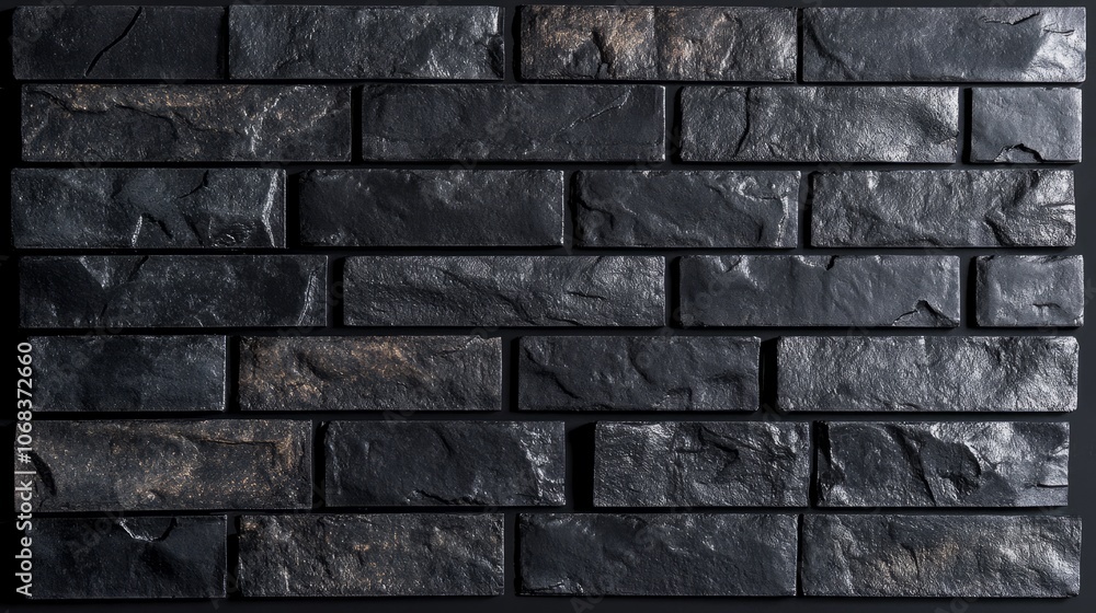 Black Brick Wall Texture Background Black Brick Wall Texture Background