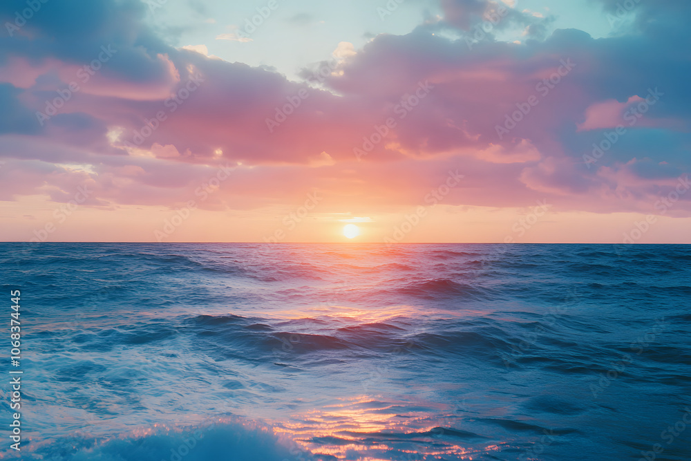 Breathtaking ocean sunset with vibrant colors, capturing the beauty of the horizon over the waves, creating a serene and relaxing atmosphere, ideal for peace and travel inspiration
Breathtaking ocean sunset with vibrant colors, capturing the beauty of the horizon over the waves, creating a serene and relaxing atmosphere, ideal for peace and travel inspiration