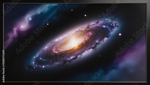 galaxy planets and nebulae in outer space