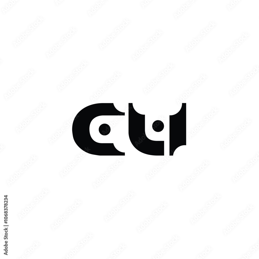 CU monogram logo design letter text name symbol monochrome logotype alphabet character simple logo CU monogram logo design letter text name symbol monochrome logotype alphabet character simple logo