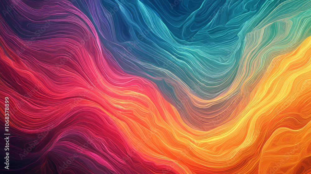 Abstract representation of data stream concept Abstract representation of data stream concept