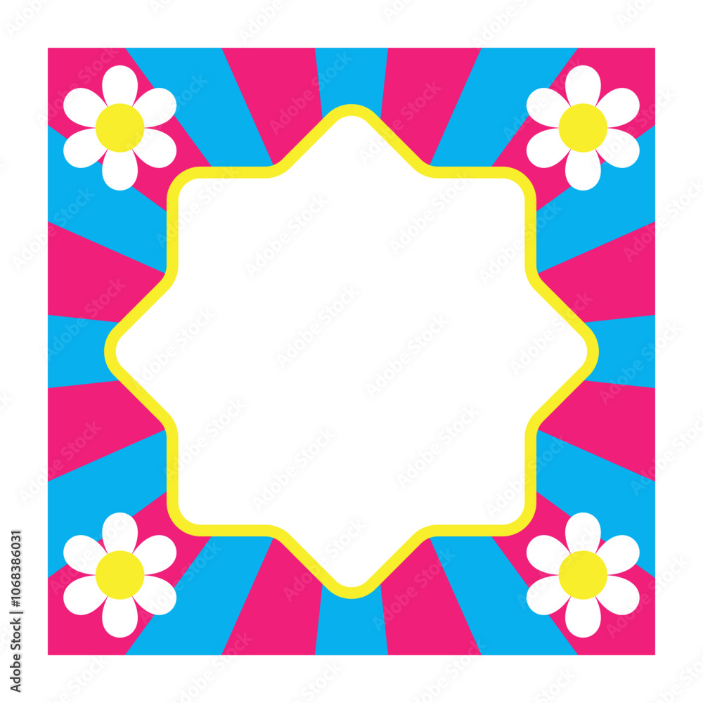 Pop Retro Square Frame