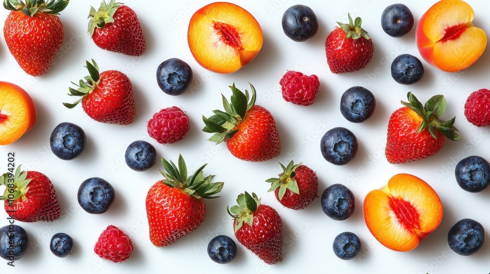 Fresh Summer Fruit Pattern Fresh Summer Fruit Pattern
