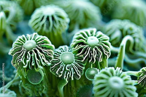 cylindrical cells of filamentous green algae cladophora the cell photo