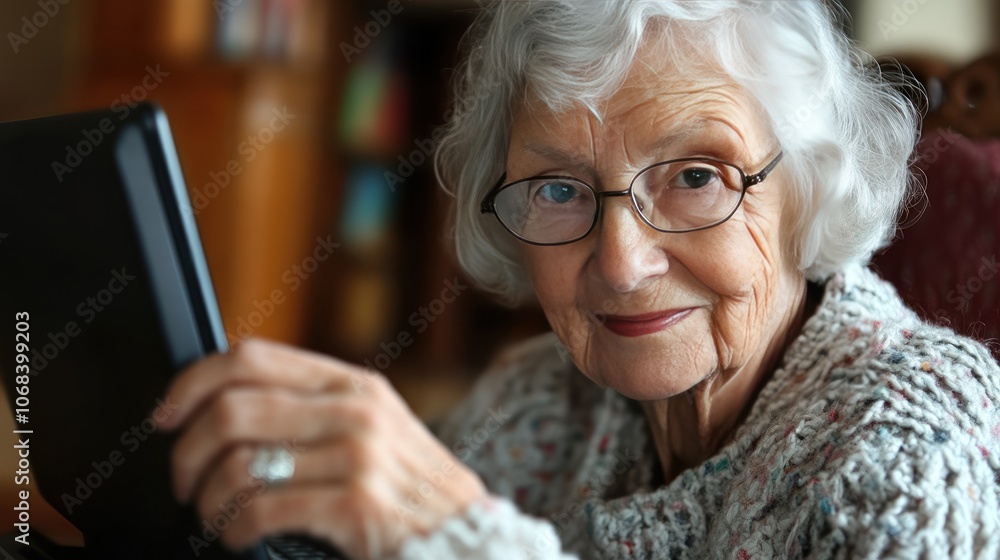 A senior woman participating in an online course on her computer, expanding her knowledge and staying engaged with lifelong learning. A senior woman participating in an online course on her computer, expanding her knowledge and staying engaged with lifelong learning.