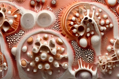 enhanced d appearance of foraminifera shells tests highlighting photo