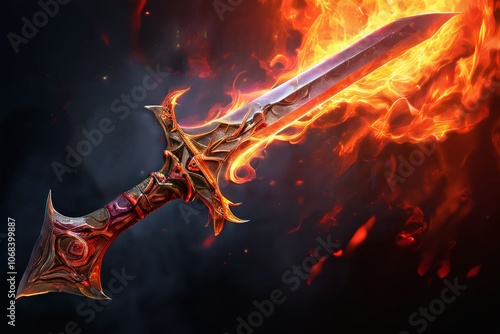 demon blade a cursed sword that drains the life of its wielder s photo