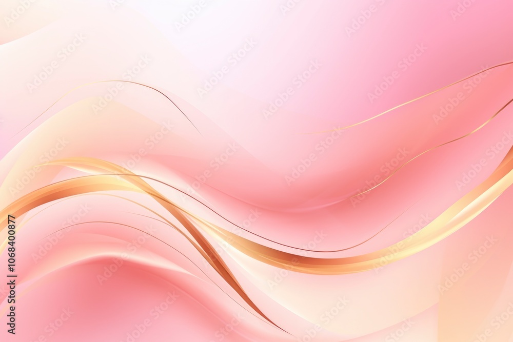 Abstract gold and light pink wave background Abstract gold and light pink wave background