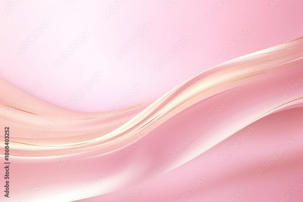 Abstract gold and light pink wave background Abstract gold and light pink wave background