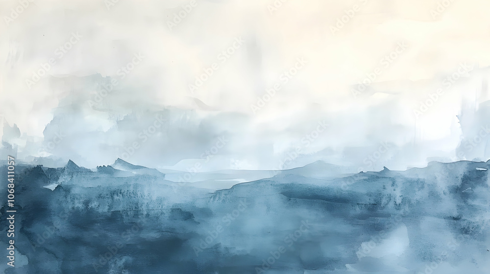 Email newsletter background featuring soft watercolor washes in calming blue and gray, creating a serene and inviting tone for corporate communications Email newsletter background featuring soft watercolor washes in calming blue and gray, creating a serene and inviting tone for corporate communications