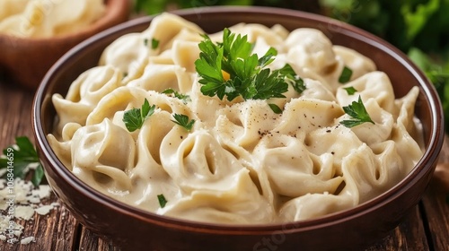 Creamy Tortellini Dish with Fresh Herbs