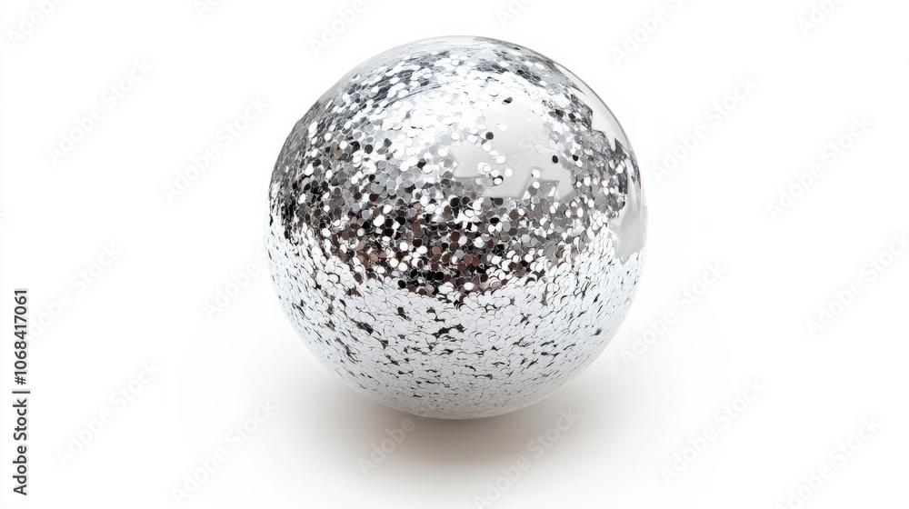 glass ball on white background glass ball on white background