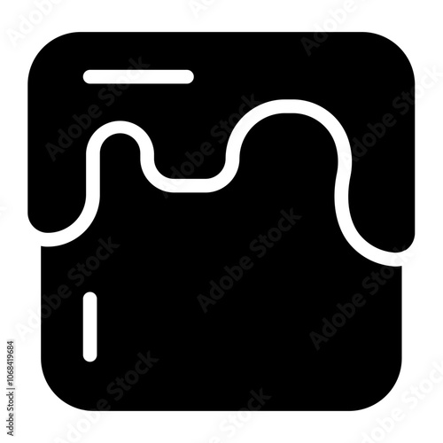 Caramel Solid Icon