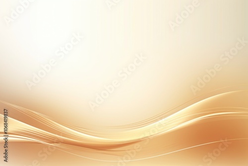 Futuristic gold flowing wave background wallpaper