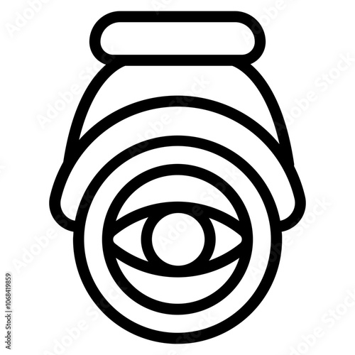 CCTV Line Icon