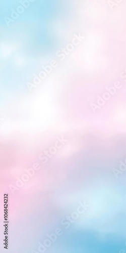 Soft blue and pink colors blend into a tranquil blur in this abstract background, concept