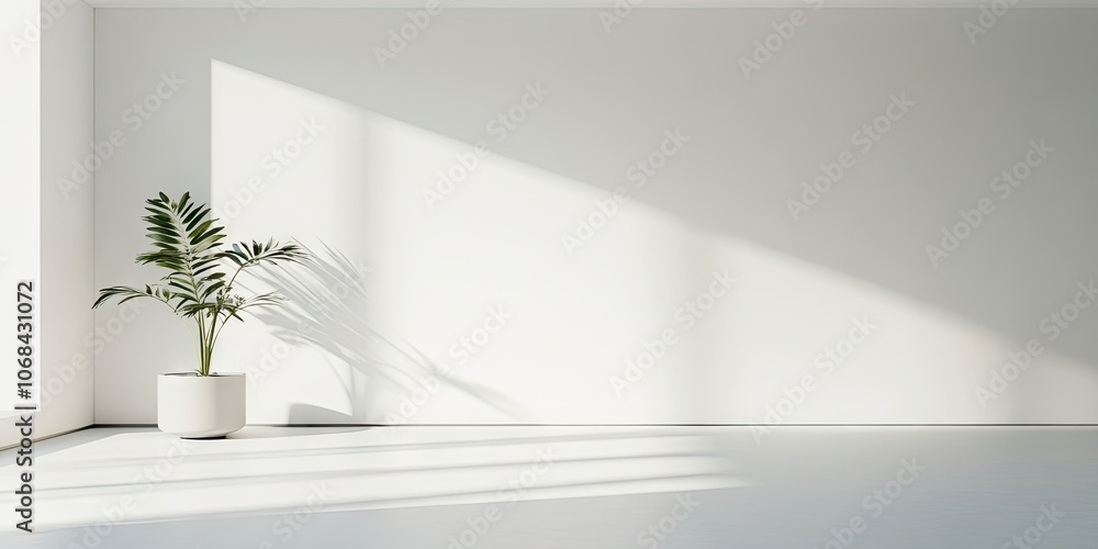 A simple and uncluttered interior wall mockup set against a white background showcases a minimalist open space design, emphasizing the essence of minimalism and openness. A simple and uncluttered interior wall mockup set against a white background showcases a minimalist open space design, emphasizing the essence of minimalism and openness.