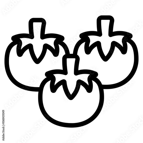 Tomatos Line Icon