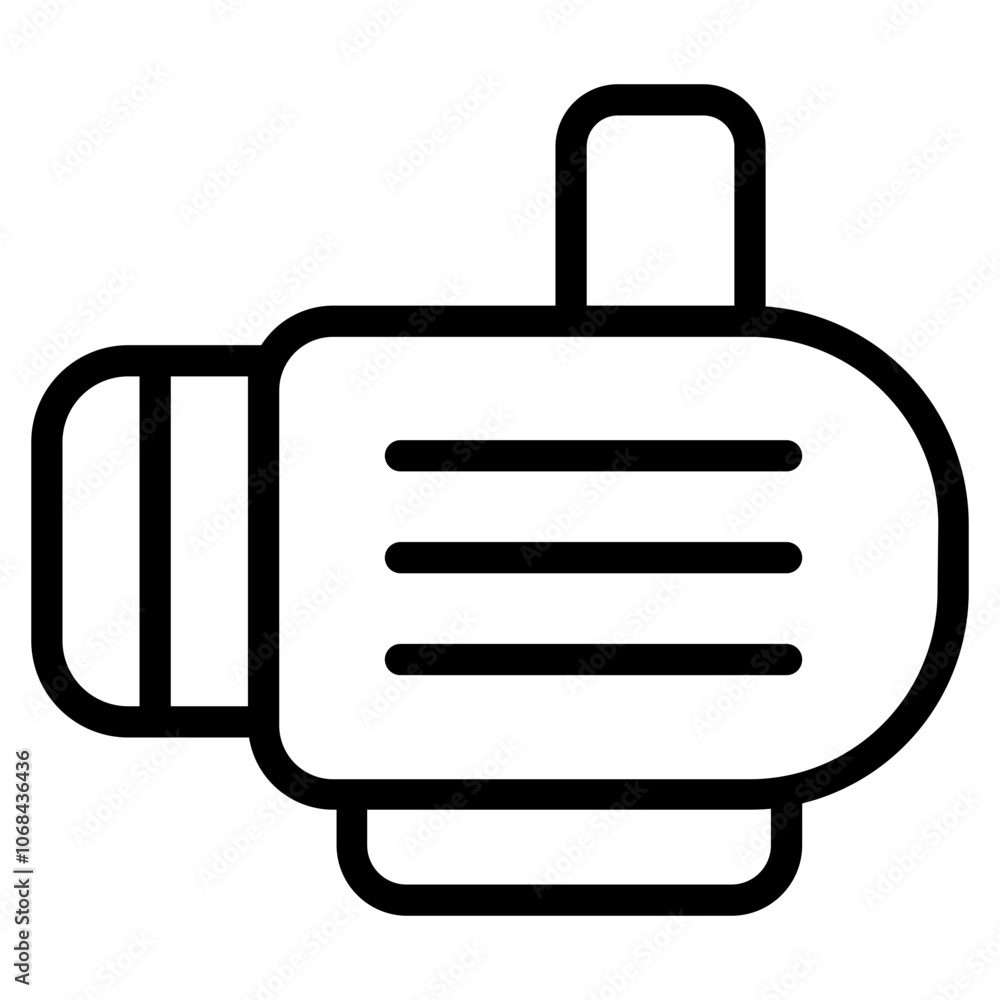 Water pump Line Icon