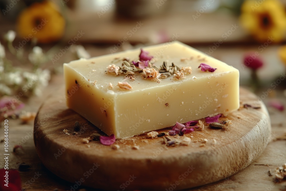 Artisan Soap Bar with Dried Flowers and Herbal Ingredients: A Luxurious Addition to Your Skincare Routine Artisan Soap Bar with Dried Flowers and Herbal Ingredients: A Luxurious Addition to Your Skincare Routine