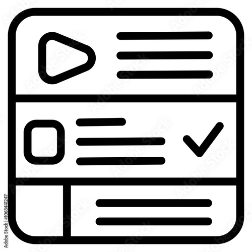 Data content Line Icon