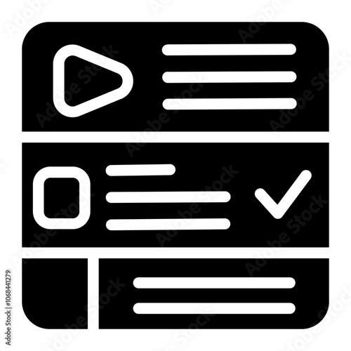 Data content Solid Icon