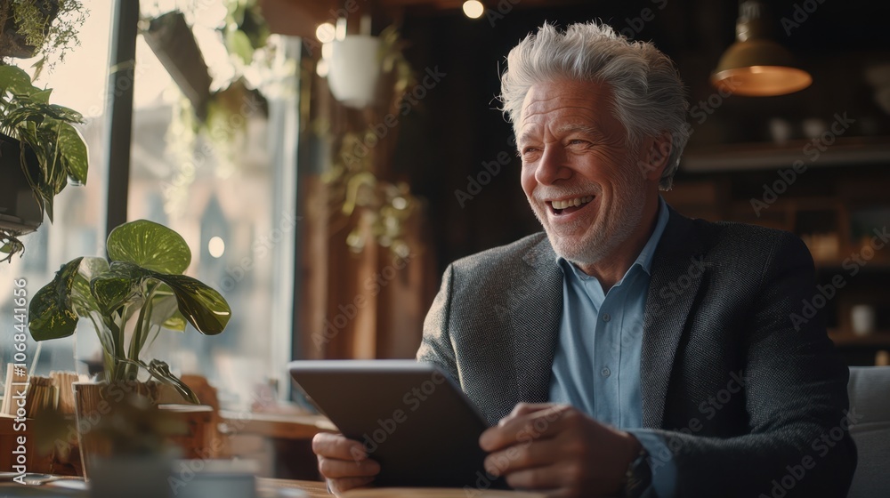 The Man with the Tablet. The Man with the Tablet.