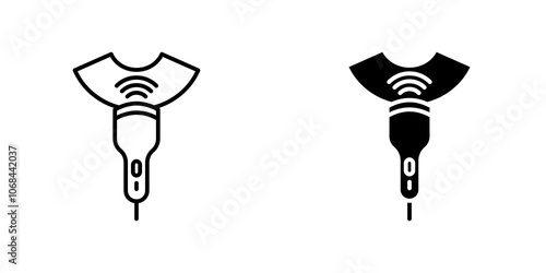 Ultrasound isolated icon. vector illustration.