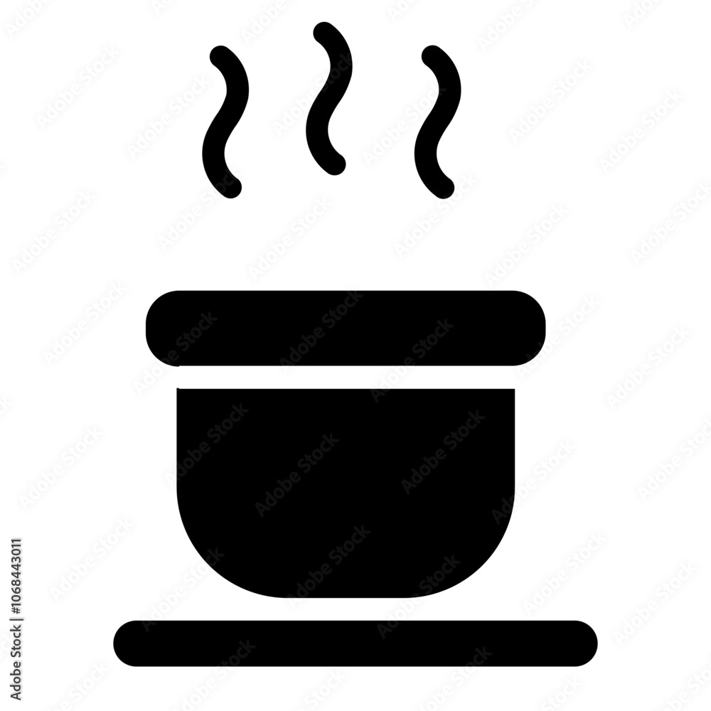 Hot tea Solid Icon Hot tea Solid Icon