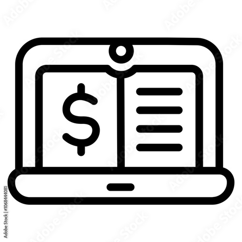 Monetization Line Icon