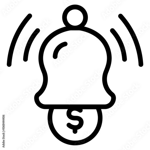 Notification Line Icon