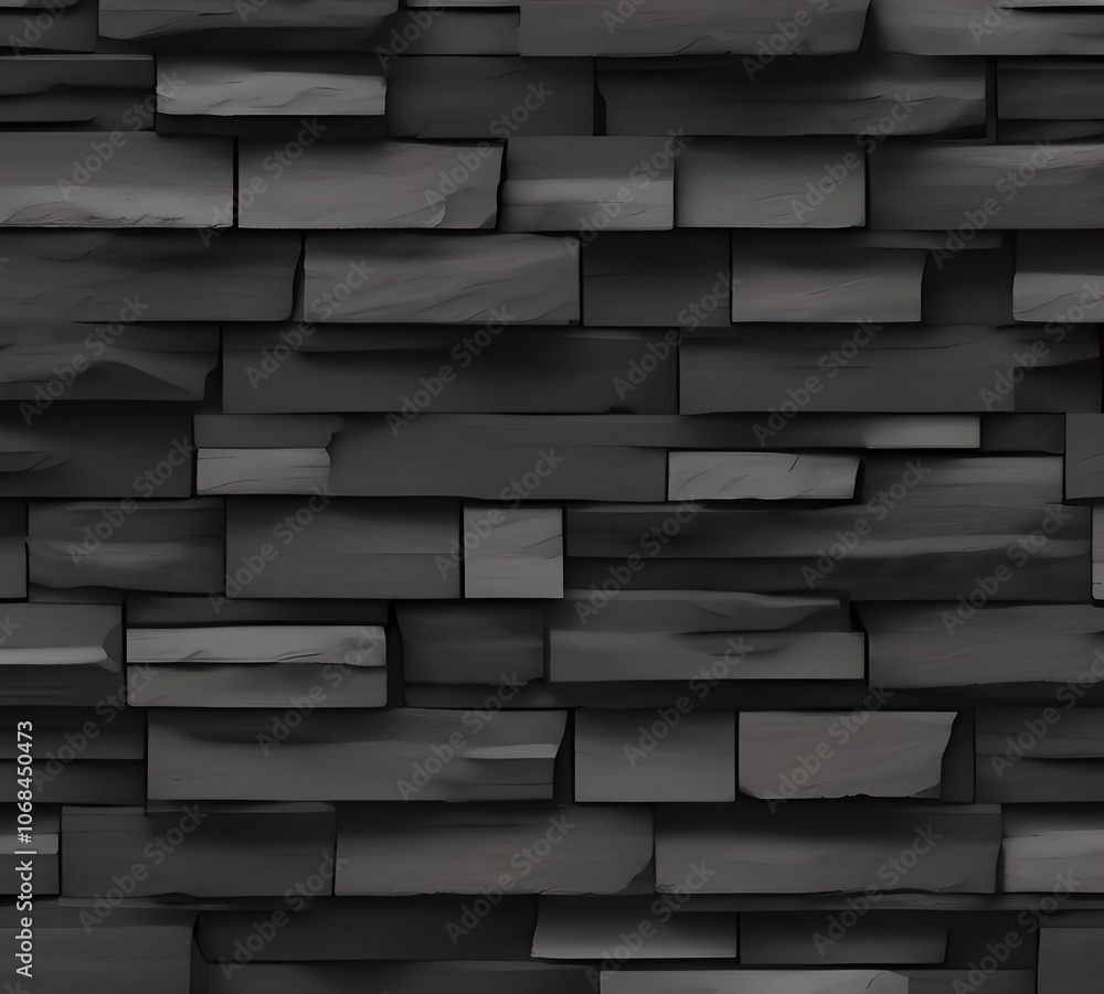 Obraz premium Processed collage of old medieval stone wall texture in daylight. Background for banner, backdrop or texture laying.generative ai 