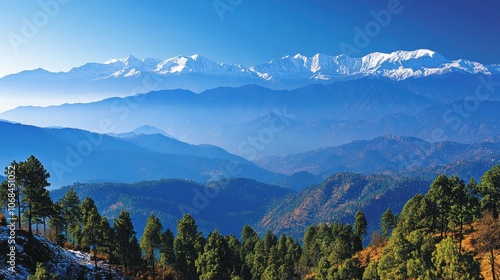 Majestic Himalayas in Himachal Pradesh Landscape