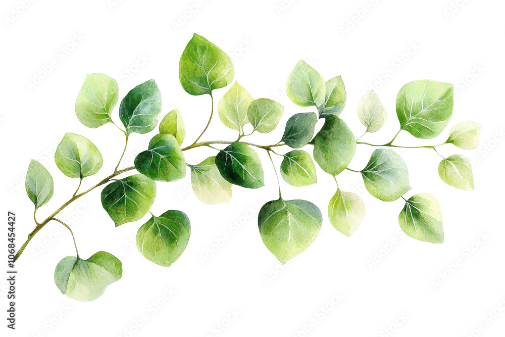A vibrant green leaf branch showcasing a variety of fresh leaves, perfect for botanical or natural-themed projects. A vibrant green leaf branch showcasing a variety of fresh leaves, perfect for botanical or natural-themed projects.