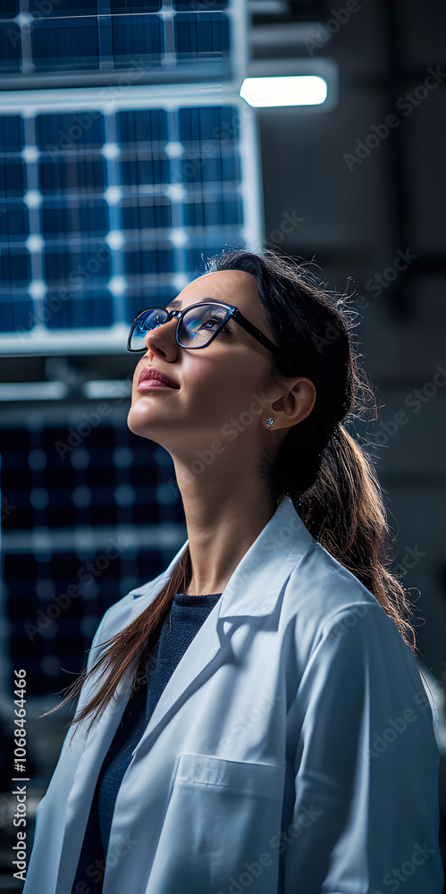 A photograph of a serious, dedicated, calm, confident and generous female scientist at work. Commercial, poster, scientist, technician, expert, programmer, woman, medical, background, wallpaper,scienc A photograph of a serious, dedicated, calm, confident and generous female scientist at work. Commercial, poster, scientist, technician, expert, programmer, woman, medical, background, wallpaper,scienc
