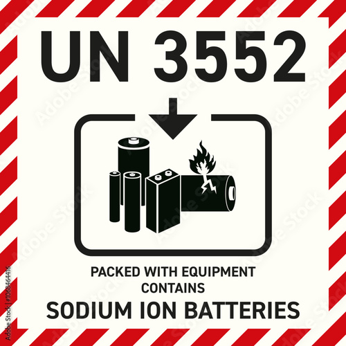 UN3552 sodium battery in equipment