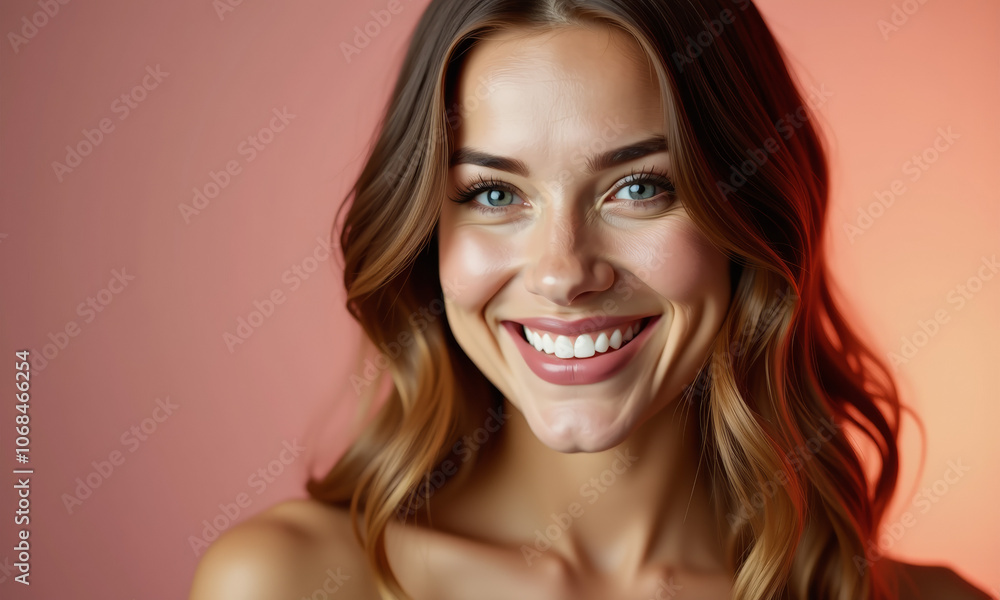 Radiant Smile of a Beautiful Woman Radiant Smile of a Beautiful Woman