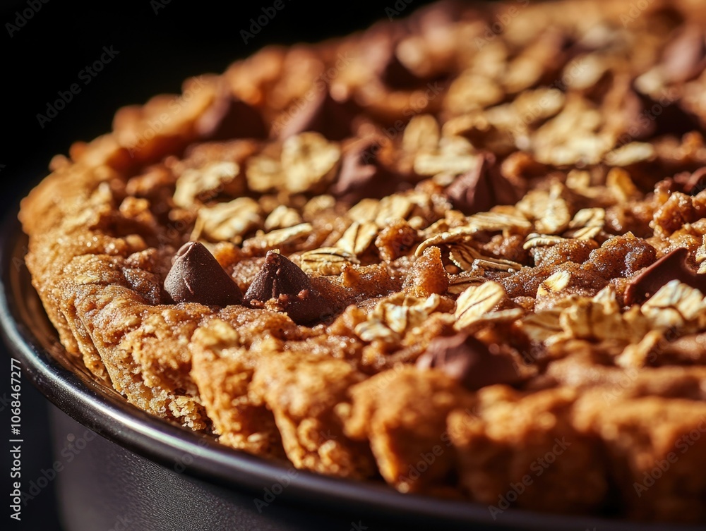 Tempting Delight: A Close-up of a Freshly Baked Pie Tempting Delight: A Close-up of a Freshly Baked Pie