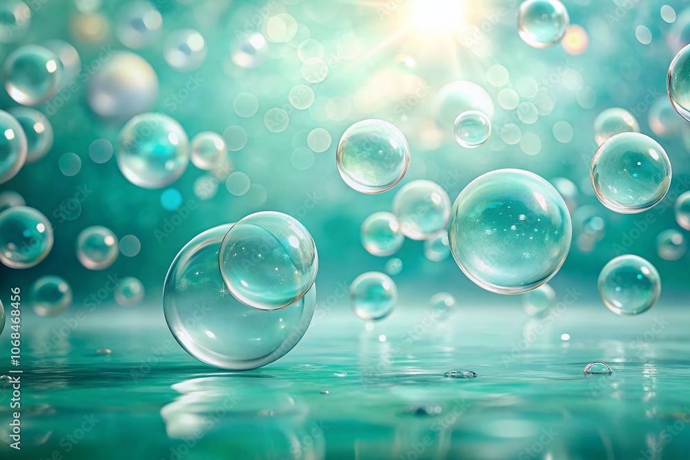 Ethereal Aqua Bubbles on Dreamy Turquoise Background – Minimalist Photography of Soothing Bubbles Floating in a Tranquil Aqua Environment Ethereal Aqua Bubbles on Dreamy Turquoise Background – Minimalist Photography of Soothing Bubbles Floating in a Tranquil Aqua Environment