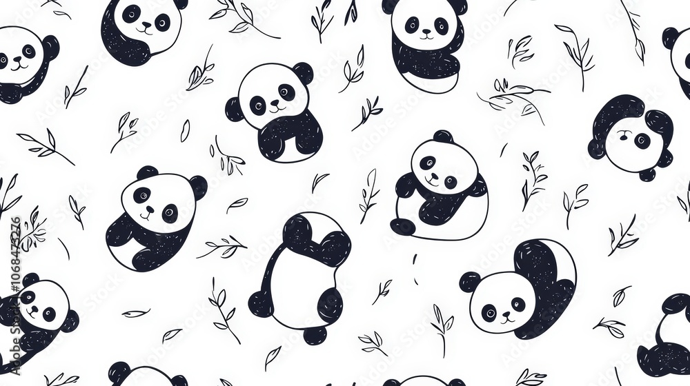 Abstract seamless pattern