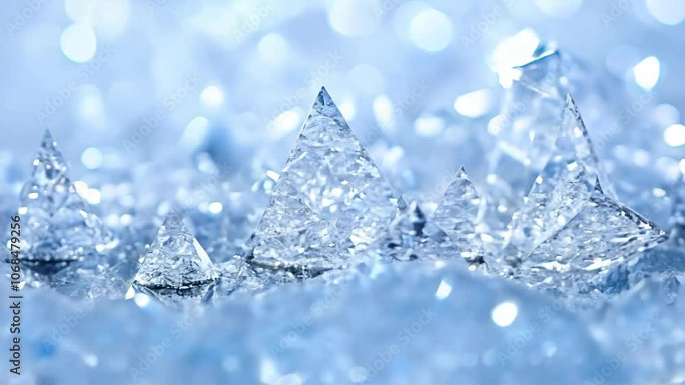 Winters Crystal Blue Ice Formations Natures Stunning Reflection of Light and Texture in Cold, Tranquil Landscape Winters Crystal Blue Ice Formations Natures Stunning Reflection of Light and Texture in Cold, Tranquil Landscape