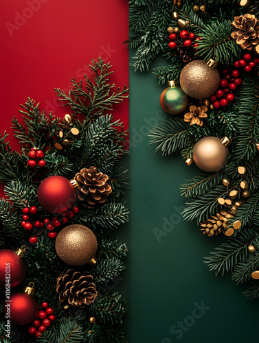 Deck the Halls: A Festive Christmas Canvas