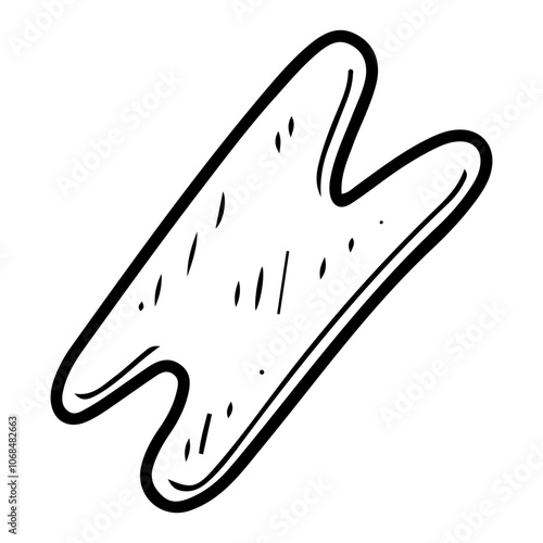 Gua sha scraper hand drawn doodle. Self care. Cosmetic facial massage. Stroking skin with scrapers. Natural stone. Body health. Vector engraving line art illustration.
