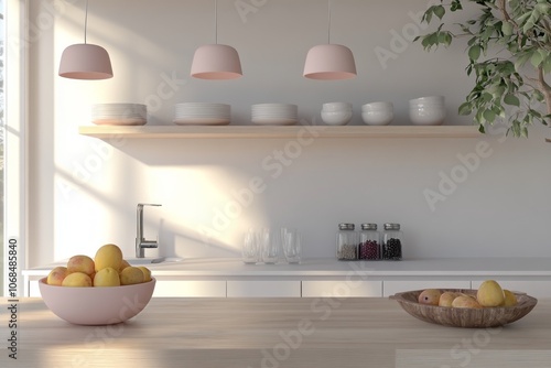 Minimalist Kitchen Countert...