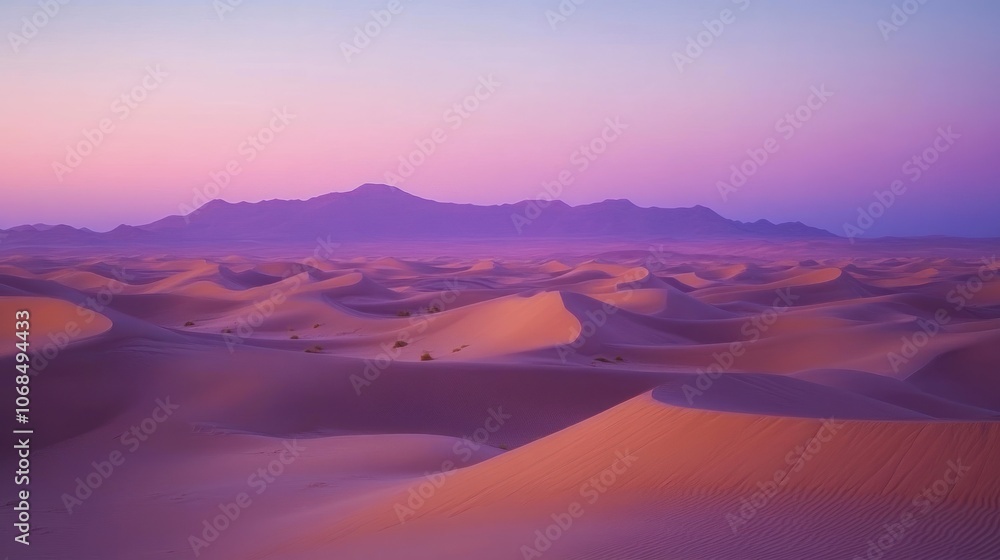 Purple Desert Sunset Purple Desert Sunset